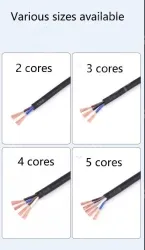 5 core 4 core 2 core sensor cable 24 AWG 4 pole