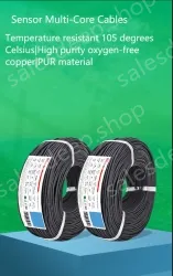 5 core 4 core 2 core sensor cable 24 AWG 4 pole